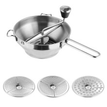 MáQuina para Hacer Puré, Machacador de Patatas, Herramienta de Acero para Moler Frutas y Verduras, Prensado para Puré de Calabaza, Molinillo de