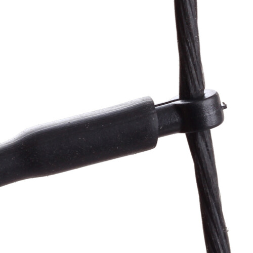 2 uds. soporte mirilla arco, extractor cuerda flecha (negro) 1
