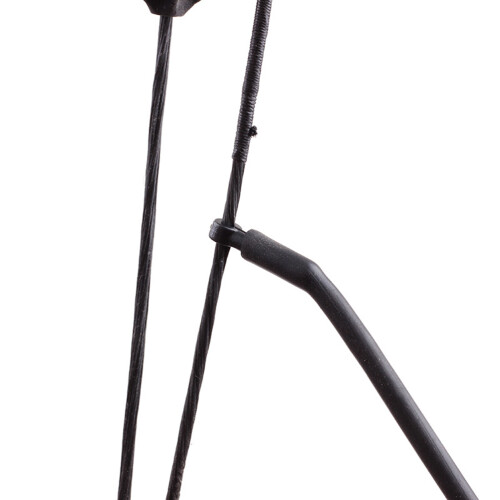 2 uds. soporte mirilla arco, extractor cuerda flecha (negro) 2