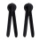 2 uds. soporte mirilla arco, extractor cuerda flecha (negro) 4