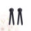 2 uds. soporte mirilla arco, extractor cuerda flecha (negro) 7