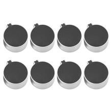 6 StüCk HerdknöPfe Ersatz 8 Mm D Schaft Steuerschalter KnöPfe für Herd Ofen Gasherd Schalter Adapter