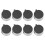6Pcs Stove Knobs Replacement 8 Mm D Shaft Control  Knobs for Cooker Oven Gas Hob Switches Adapters 1
