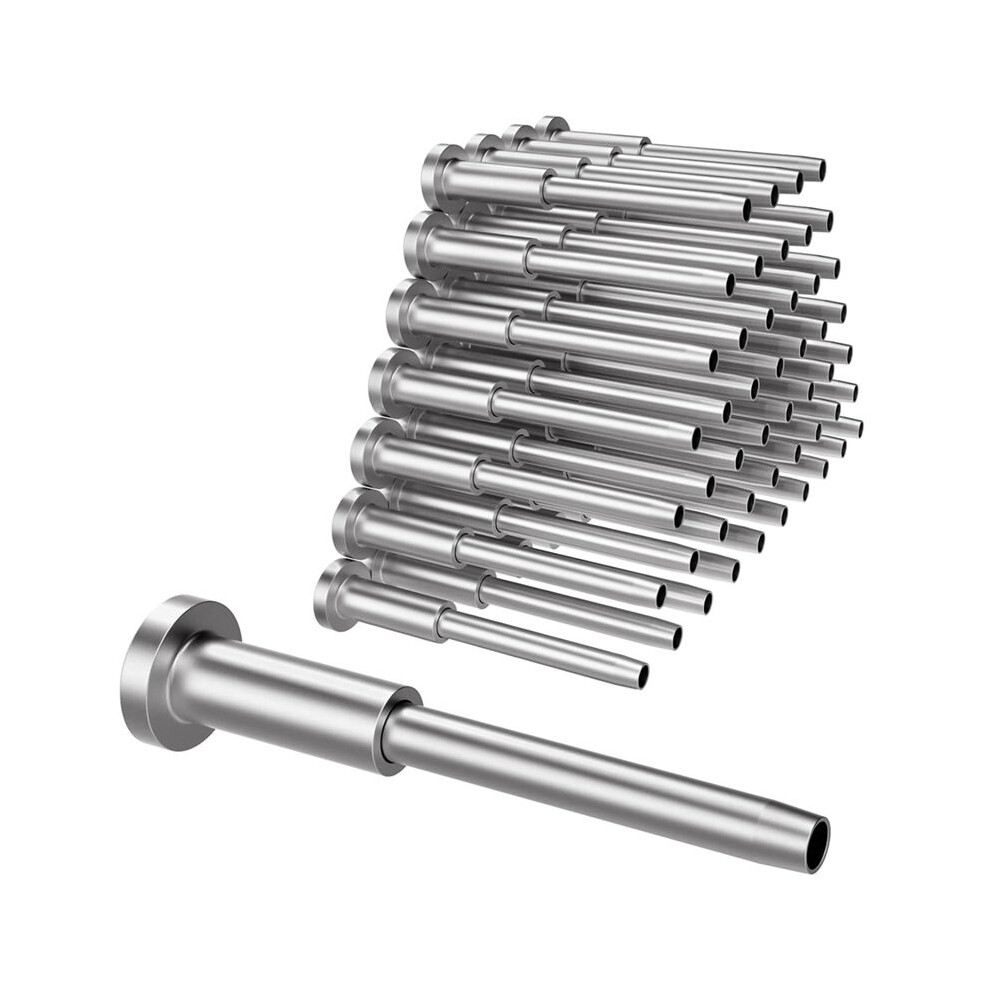 50 Pack Invisible Cable Railing Kit, T316 Stainless Steel 1/8In Invisible Receiver And Swage Stud End For Cable Railing 4711095326765
