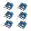 6X WIFI Relay Controller Module,  5V 8V-80V ESP8266 Wireless Controller Module ESP-12F for IOT  Home APP 1
