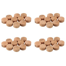 40Pcs Water Key Water Key Spit Valve Cork Pad for Trumpet Trombone Repair Accessories Diameter 9mm Thickness 4mm