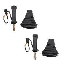2X 3 Buttons Excavator Joystick Assy Handle Gears with Dust Cover for Daewoo Doosan DH DX150 215 225 300 370-9C Right