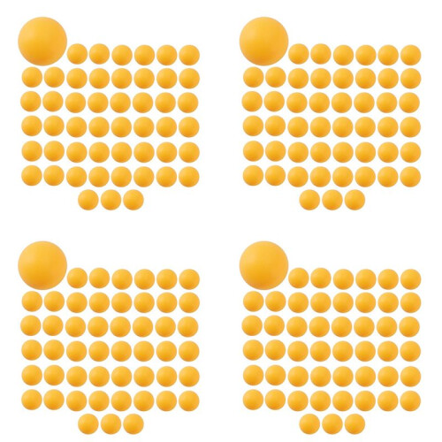 200- Pack Premium  Pong Balls Advanced Training Table   Durable Seamless Balls Orange
