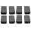 8 Peças de Plástico Elétrico Preto Impermeável Projeto Caixa de Junção 2,16 X 1,38 X 0,59 Polegadas (55 X 35 X 15 mm) 1