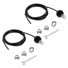 2X 2 Metry SiłOwnia Regulowany Kabel Lina Stalowa O DużEj WytrzymałOśCi CzęśCi Zamienne do Kabla Fitness do Domowej SiłOwni
