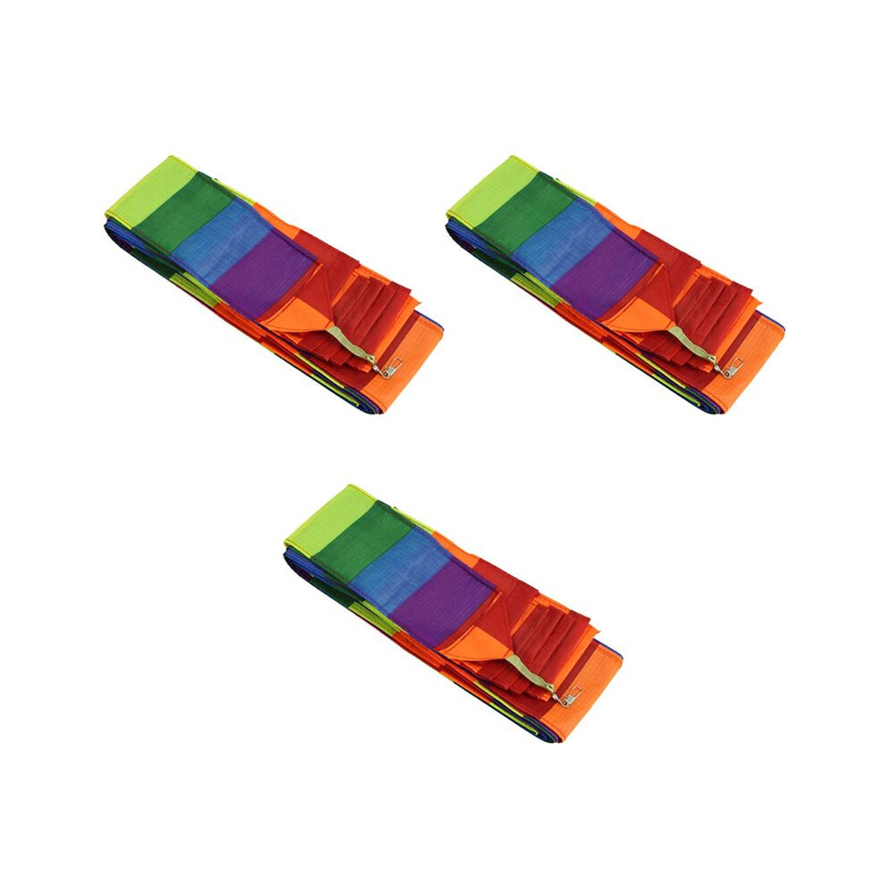 3X Super Nylon Stunt Kite Tail Rainbow Kite Accessory Kids Toy 6032002785245