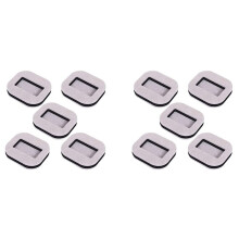 10 Stück MöBel Rad Stopper Bett Stopper Caster Becher Geeignet für Alle Arten Von MöBeln Auf Rädern (Beige)