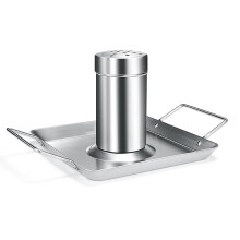 Beer Can Chicken Rack with Vegetable Tray Stainless Steel Vertical Roaster for Outdoor BBQ Grill