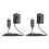 4X DR-E8 Dummy Battery with  Power Bank USB Adapter Cable Replacement for LP-E8 for   550D 600D 650D 700D 1