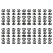 100 Pcs 625ZZ 5mm x 16mm x 5mm Shielded Deep  Radial  Bearing