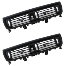 2X Ensemble Complet de Grille de Ventilation Ca de Climatiseur Central de Tableau de Bord pour - Série 5 F10 F11 F18 64229166885