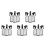 Plastic Spray Bottles for Cleaning Solutions,10OZ Reusable Empty Container with Durable Black Trigger Sprayer, 15Pack 1