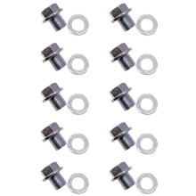 10X 90009-R70-A00 Engine Oil Pan Drain Bolt Plug with Washer for /