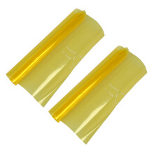 2X Yellow Car Tail Fog Light Headlight Tint Film Cover 30X60cm