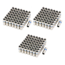 Compression RG6 F Connector Coax Coaxial Adapter Plug for Satellite & Cable TV (150 Pack)