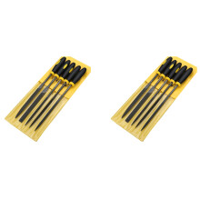 10 Stück Professionelle Technische Diamantfeile 3X140mm Floßnadel Metallschneidewerkzeug Glas Metall Steinschnitzerei