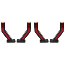 4X Trailer LED Side  Lighting Outline  Truck Light Van LED Lights for Trailer 12-24V