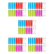 100 Pcs Cable Tags Cable Management Tags Multicolor Cable Labels Cord Identification Tags for USB Computer Phone Charger