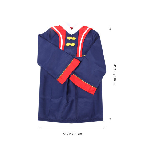 1Ensemble Costume Doctoral Enfant En Polyester Multicolore Pour Fête 1