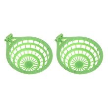 2X Bird Nest Plastic Hollow Hanging Cage Eggs Hatching Tool Pan Finch Canary