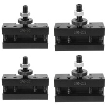 4 Pièces Séries Une Changement Rapide CNC Outil de Tour Post Tournant Support de Support pour Tours Outils-250-201 & 250-202
