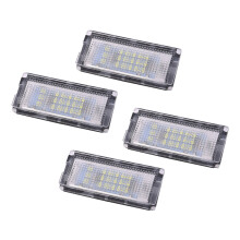 4 Pcs Plate Light 18 LED 3528SMD White License Plate Light for E46