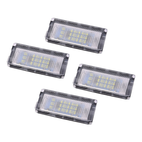 4 Pcs Plate Light 18 LED 3528SMD White License Plate Light for  E46