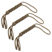 3X Paracord Piazza Weave Knife Cordino - Cachi