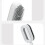 Cushion Hair Brush Self-Cleaning, White, ABS 14