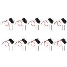 10X Guitare ÉLectrique Humbucker Pick-Ups Pont Alnico V Pick- Noir