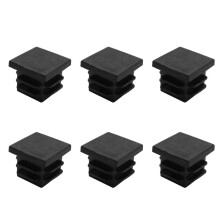 72 Pcs 19mm x 19mm Blanking End Caps Square Tubing Tube Insert Plastic