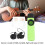 ABS Kazoo Flöte Holzblasinstrument mit Membran, Grün, Kompakte Größe 4