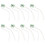 8Pcs DIY Scale Construction Sand Table Model Circuit Board Traffic Light Signal Model HO Scale Train Railway Miniature 1