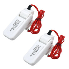 2X Interrupteur à Flotteur de Pompe de Cale Automatique 12 V 24 V Ou 32 V pour Bateau Yacht Caravane Camping Pompe à Eau de Pêche Marine Marche /