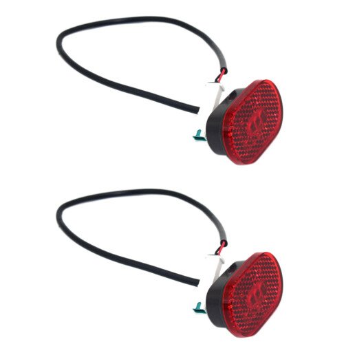 2X Scooter Taillights with Wire Waterproof Rear  Light Compatible with  Pro M365 1S Pro2