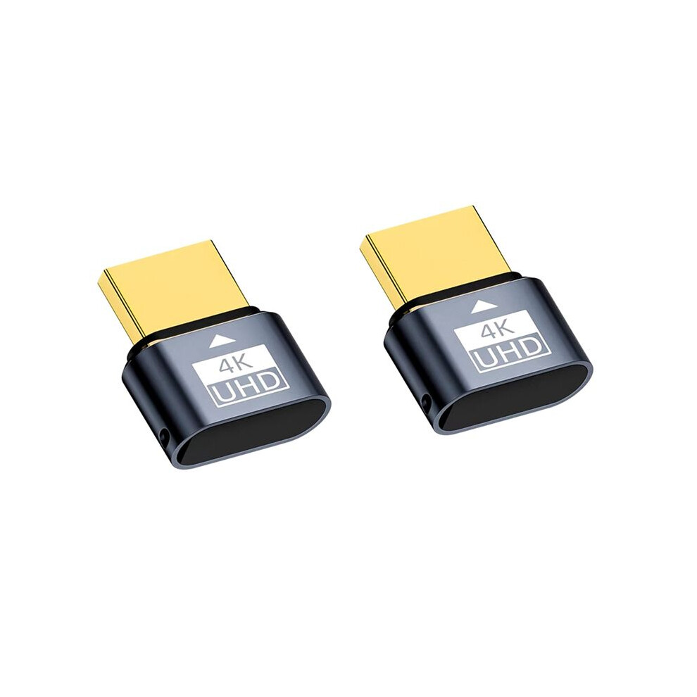 2Pcs -Compatible Dummy Plug 4K Hdr Virtual Monitor Edid Headless Emulator Support 4K 60Hz 1080 120Hz B 6031227395673