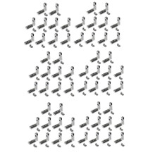 120Pcs T Slot L-Shape Interior Inside Corner Connector Joint Bracket for Aluminum Extrusion Profile 2020 Series Slot 6mm