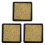 3X Ink Pad Stamp Pad for Wedding Letter Document Gold 1