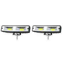2X 48W 6 Zoll LED Arbeits Licht Leiste Spot FLOOD Lampe Offroad Fahr Nebel 4WD für Truck ATV SUV UTE Boot