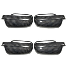 4X Sostituzione Coperchio Specchietto Retrovisore ABS Nel Fibra di Carbonio per Bora 1998-2009