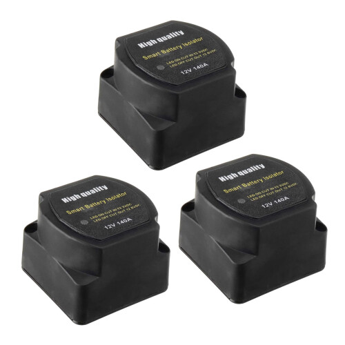 3X Dual Battery  Isolator 12V 140 Amp Voltage Sensitive Relay VSR