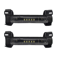 2X UTV ATV Interior Light, Universal Roll Bar Mount LED Lâmpada de Teto para RZR Car Shell Fumado