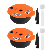 2X Compatibles avec Les Machines pour -S Tassimo, Dosettes de Café Rechargeables avec Filtre à Café 180 Ml