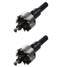 2X Scies A Trou HSS Trou de Forage en Acier A Vu Le Bois Alliage Cutter Metallique 22mm