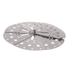 Stainless Adjustable Drop Lid Simmering Food Pot Cover Anti-Overflow Prevention Cover Steaming Rack